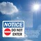 Signmission Do Not Enter Sign, Vinyl Decal, 5in W x 3.5in L, 2PK OS-2PACK-NS-D-35-L-15438 - alternate 6